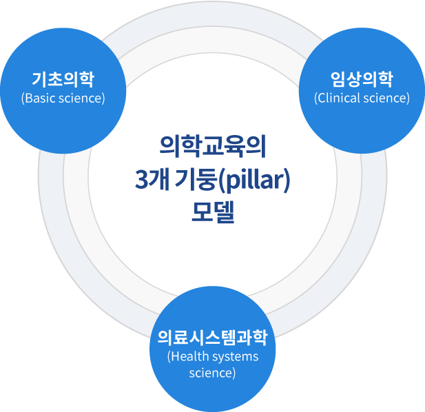 의학교육의 3개 필라(pillar) 모델 (2010년 카네기 리포트)